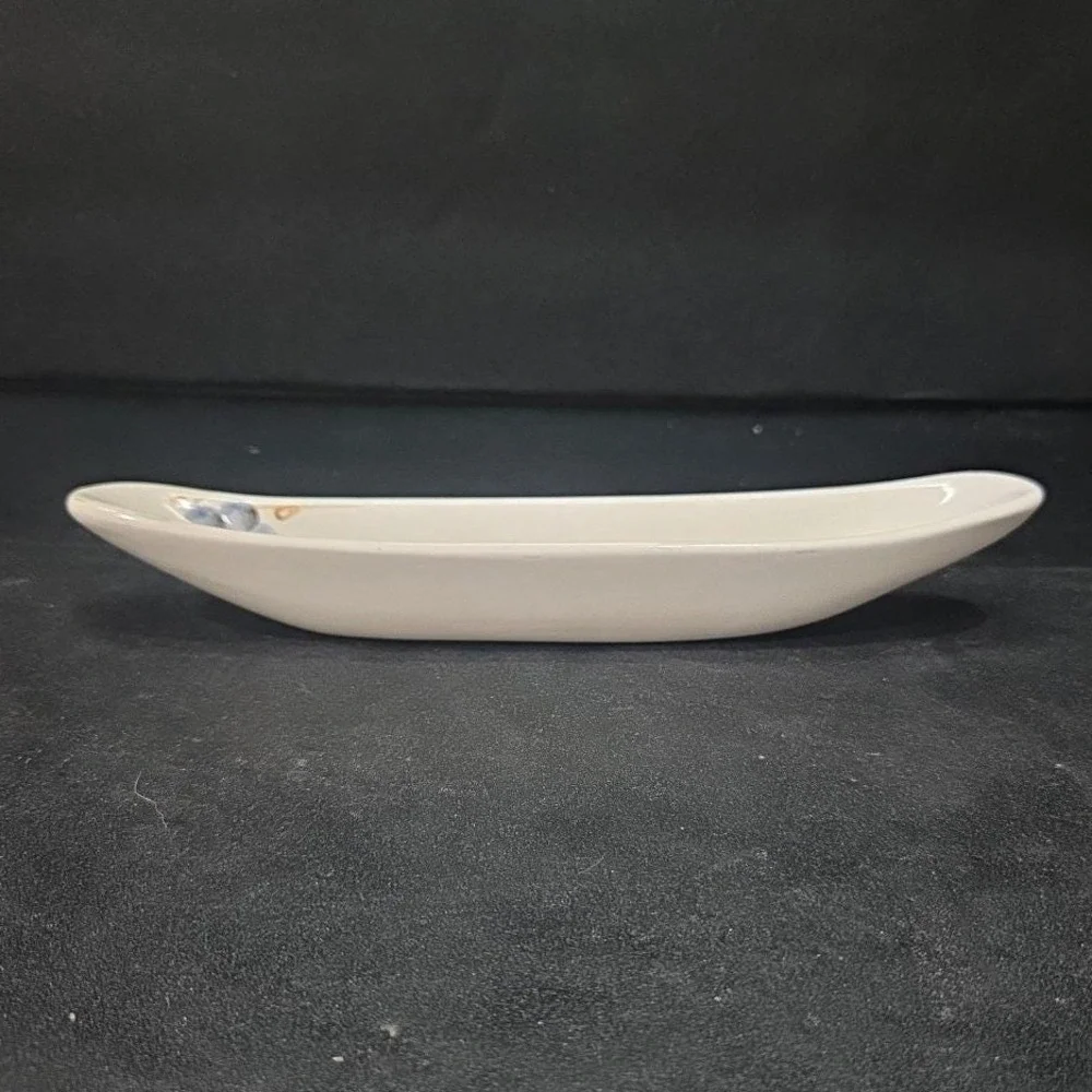 WCL Ceramic‎ Olive Boat, Vintage Grape Design Relish Dish, Replacement Tableware